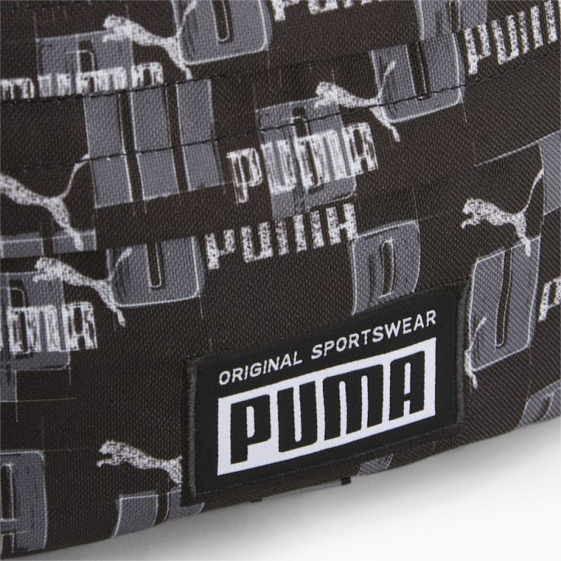 Puma | Women's Academy Waist Bag - Black-Logo AOP