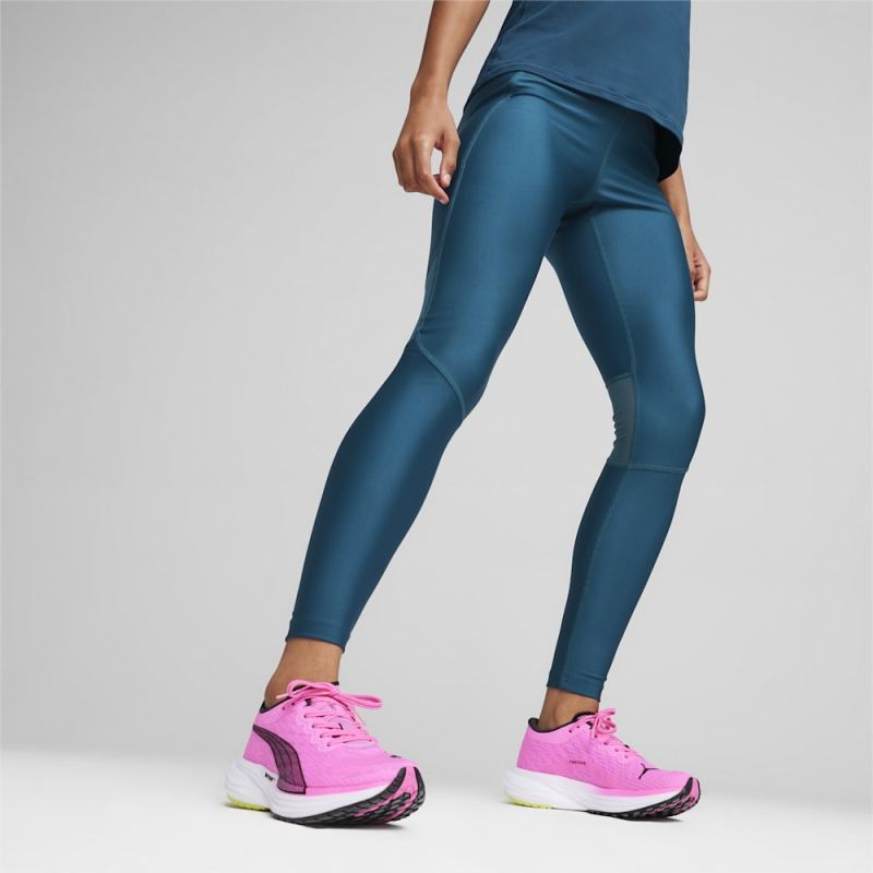 Puma | Women's RUN ULTRAFORM High-Wasted Full-Length Running Tights - Ocean Tropic