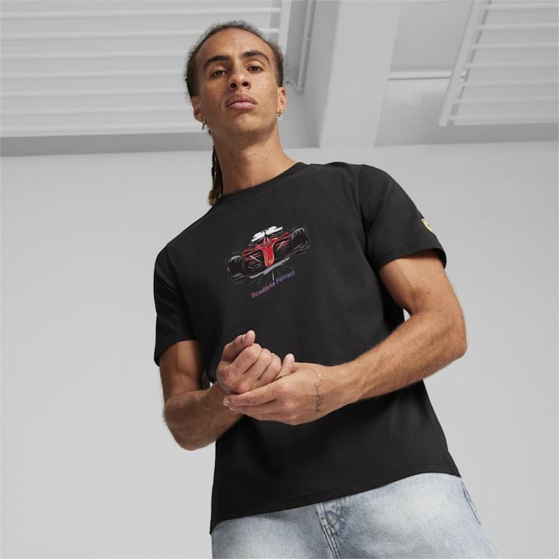 Puma | Men's Scuderia Ferrari Motorsport Race Graphic Tee - Black