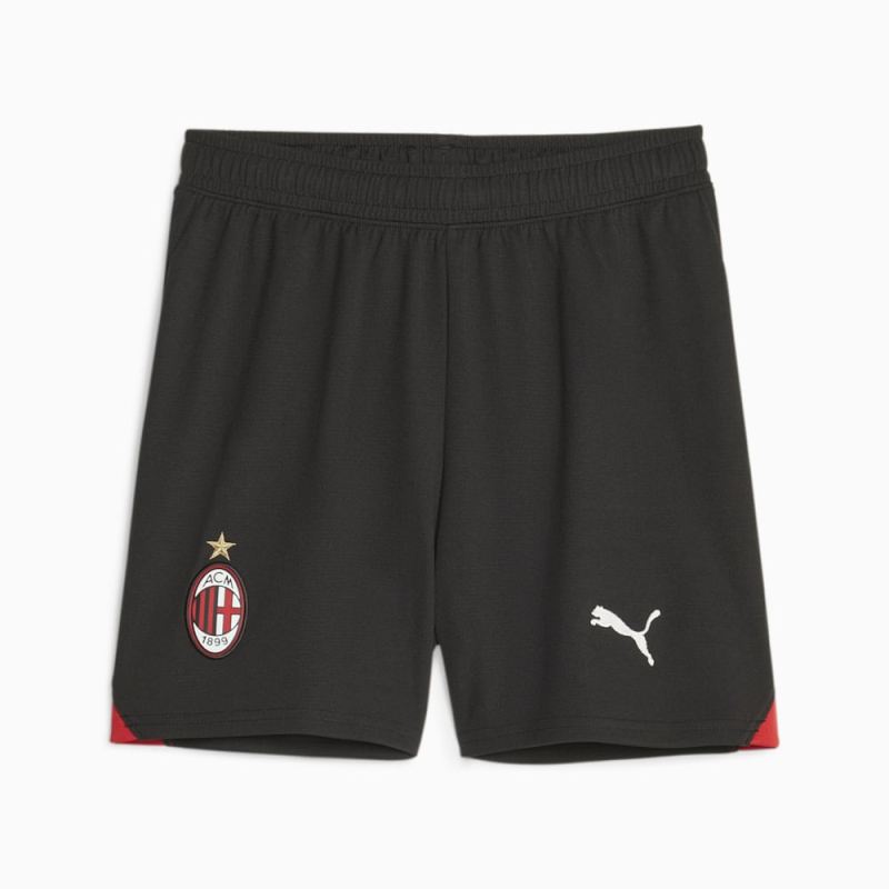 Puma | Boys AC Milan Big Kids Soccer Shorts - Black-For All Time Red