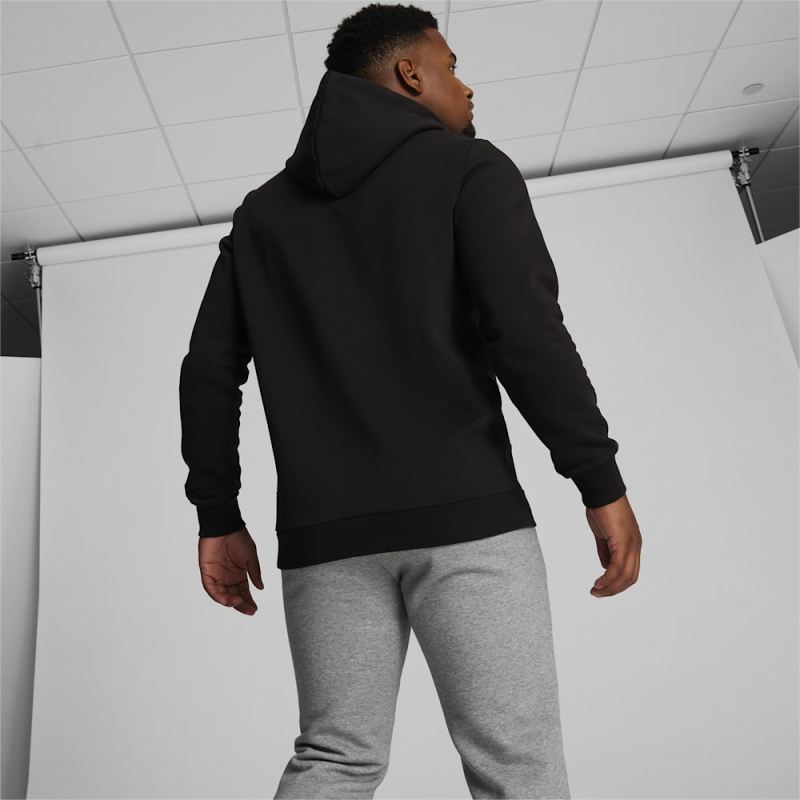 Puma | Men's Big Cat Logo Hoodie - Black