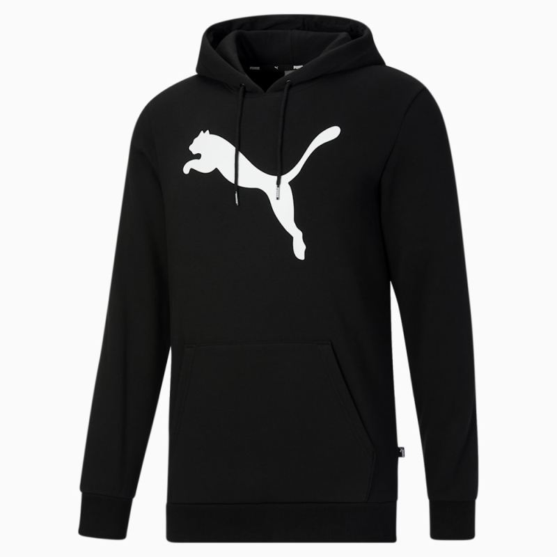 Puma | Men's Big Cat Logo Hoodie - Black