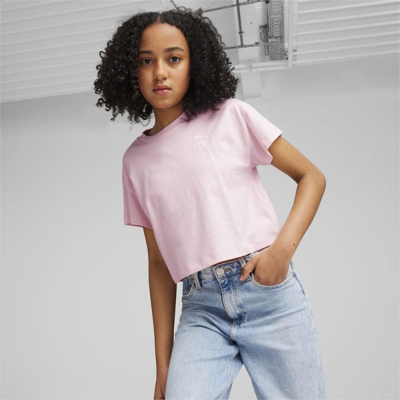 Puma | Girls BETTER CLASSICS Big Kids Girls Tee - Whisp Of Pink