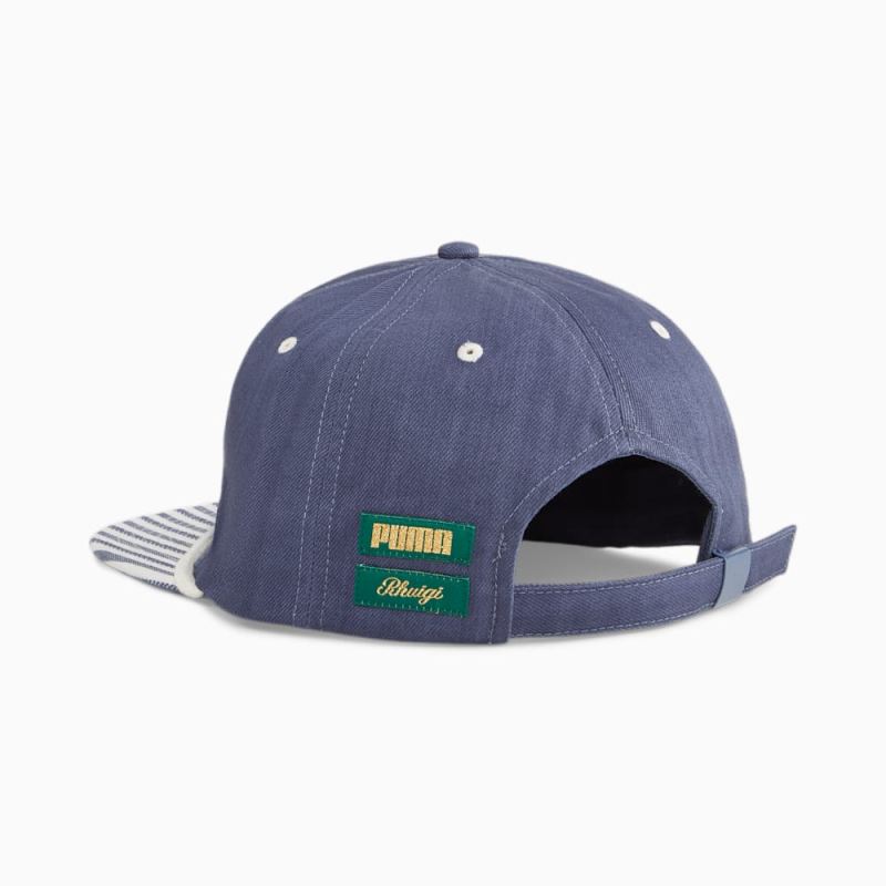 Puma | Women's x RHUIGI Flat Brim Cap - Inky Blue