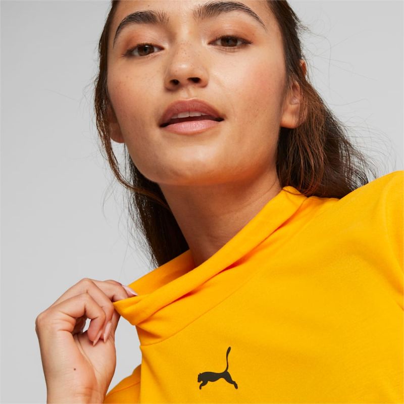 Puma | Women's Open Road High Neck Tee - Apricot