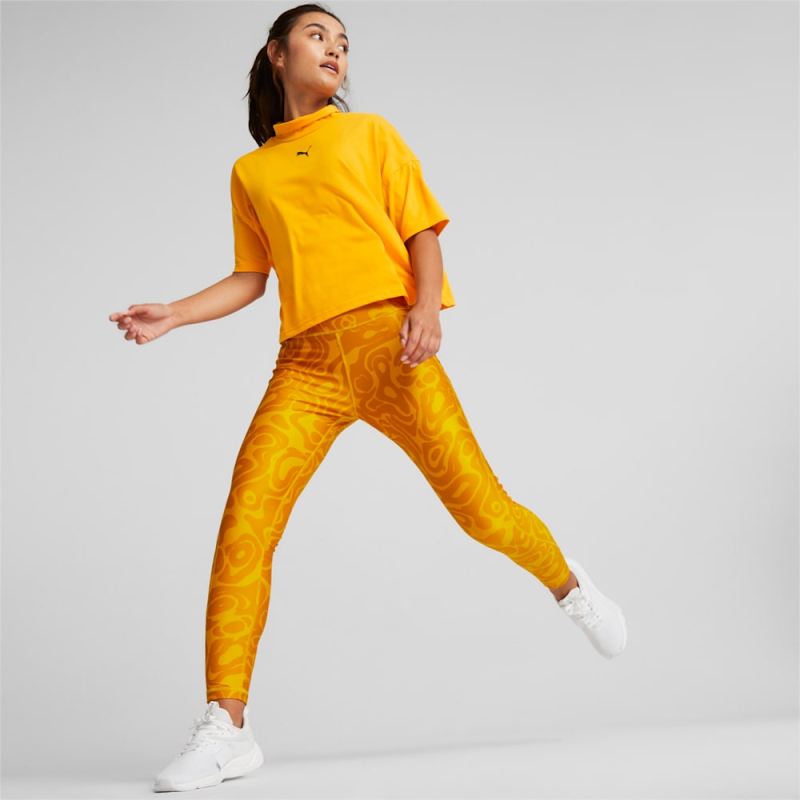 Puma | Women's Open Road High Neck Tee - Apricot