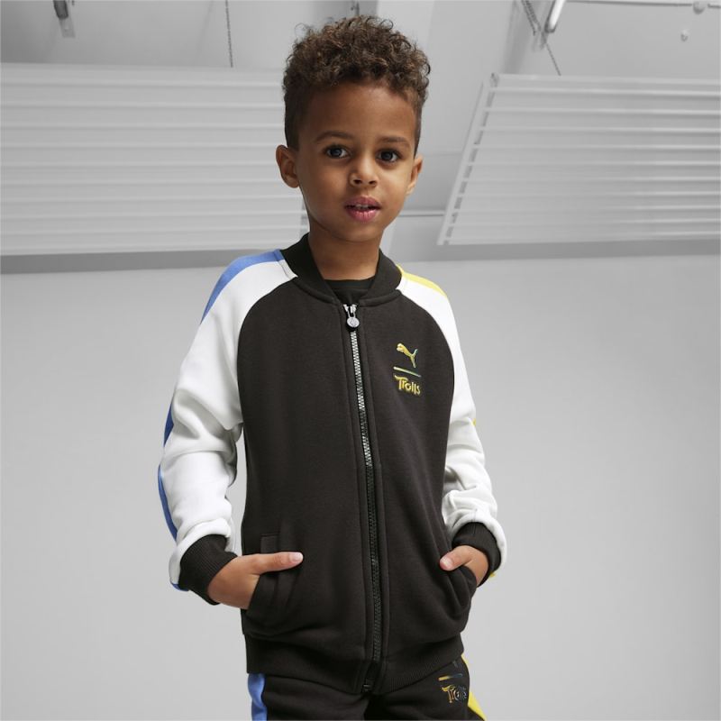 Puma | Boys Puma | Boys x TROLLS Little Kids T7 Track Jacket - Black