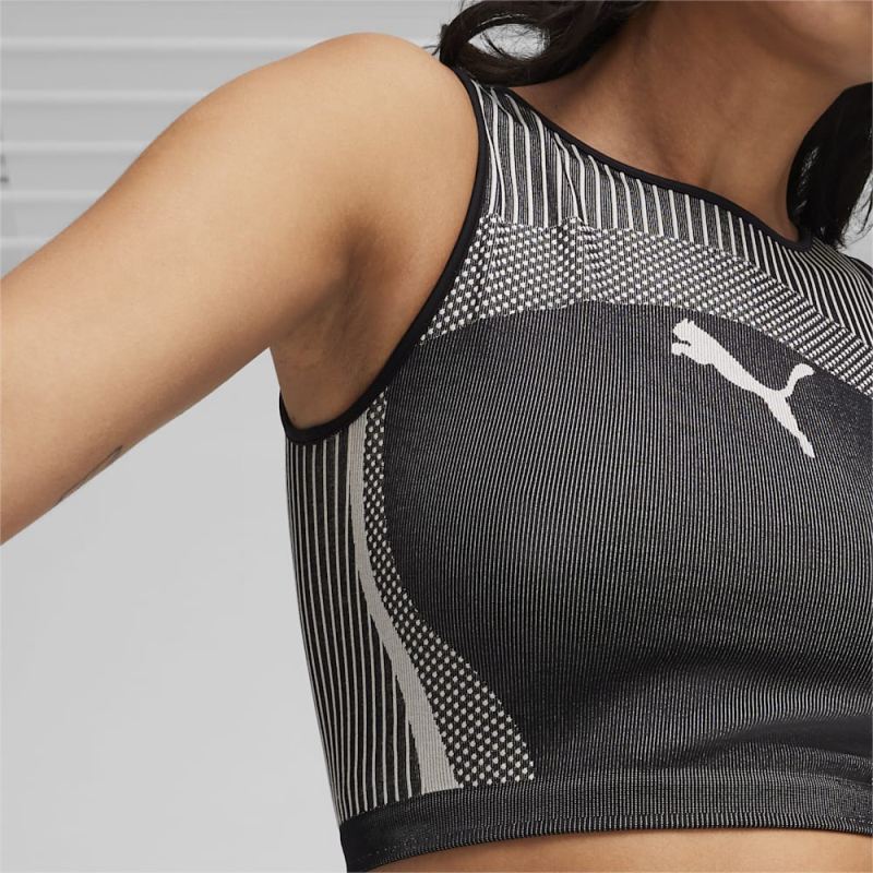 Puma | Women's DARE TO Crop Top - Black