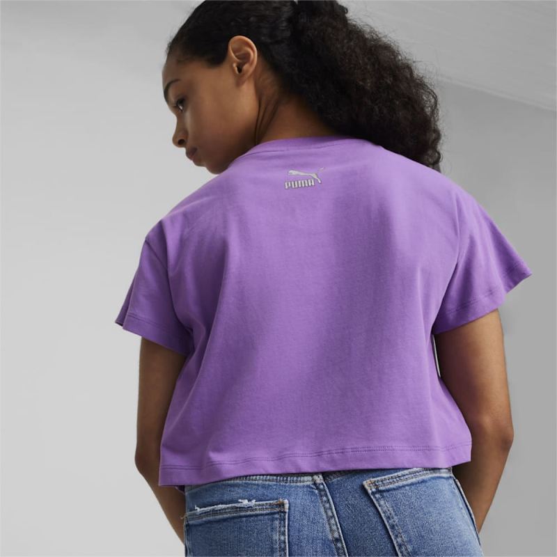 Puma | Girls GRAPHICS DANCING QUEEN Tee - Ultraviolet