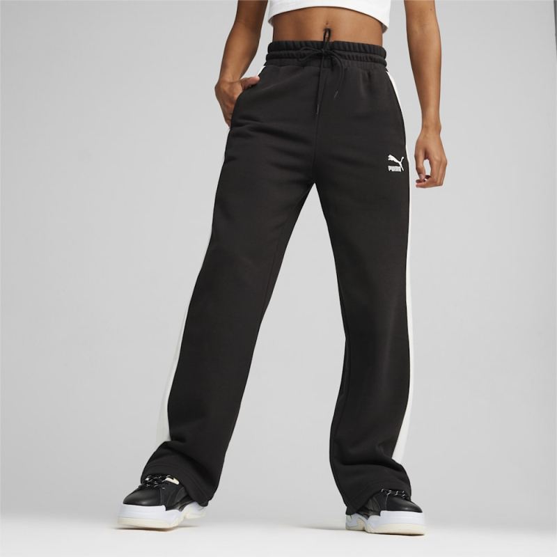 Puma | Women's ICONIC T7 Straight Pants - Black