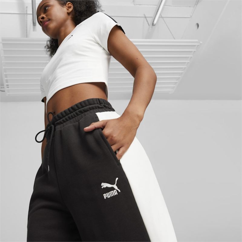 Puma | Women's ICONIC T7 Straight Pants - Black