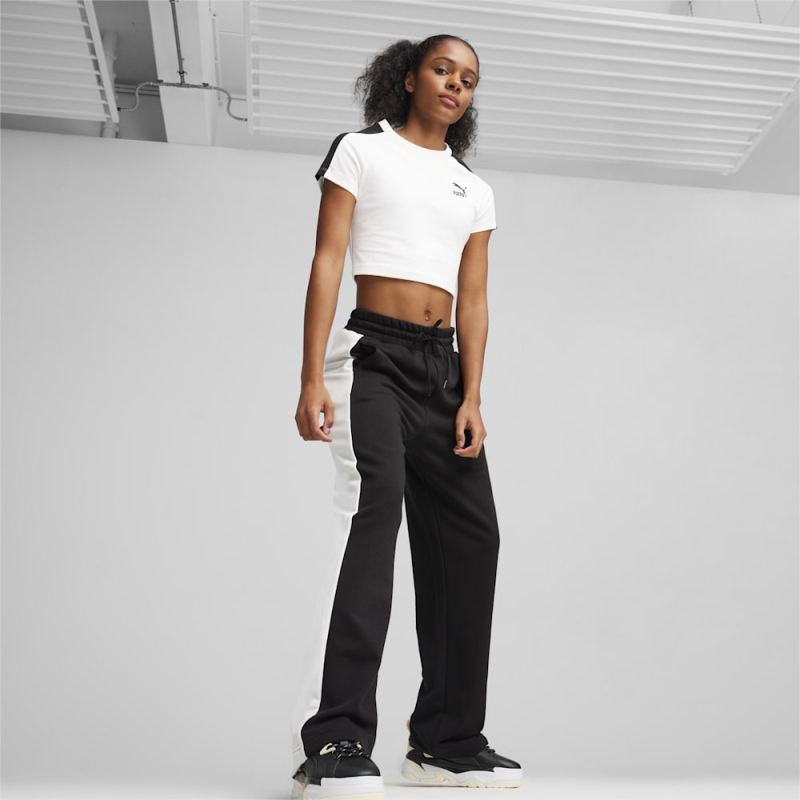 Puma | Women's ICONIC T7 Straight Pants - Black