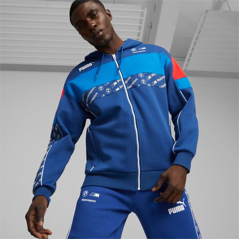 Puma | Men's BMW M Motorsport Sweatshirt Jacket - Pro Blue-M Color