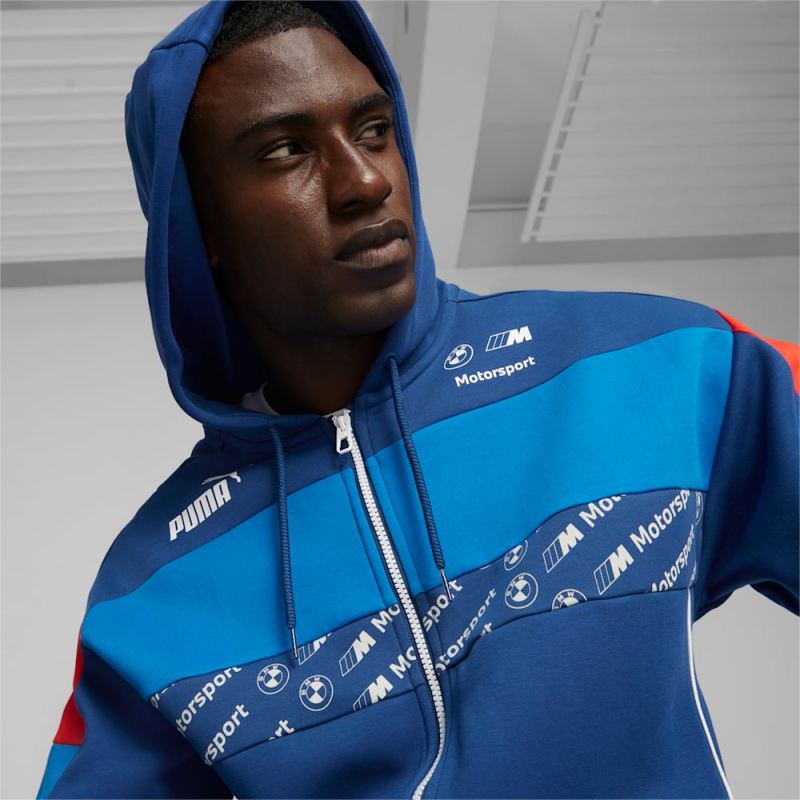 Puma | Men's BMW M Motorsport Sweatshirt Jacket - Pro Blue-M Color