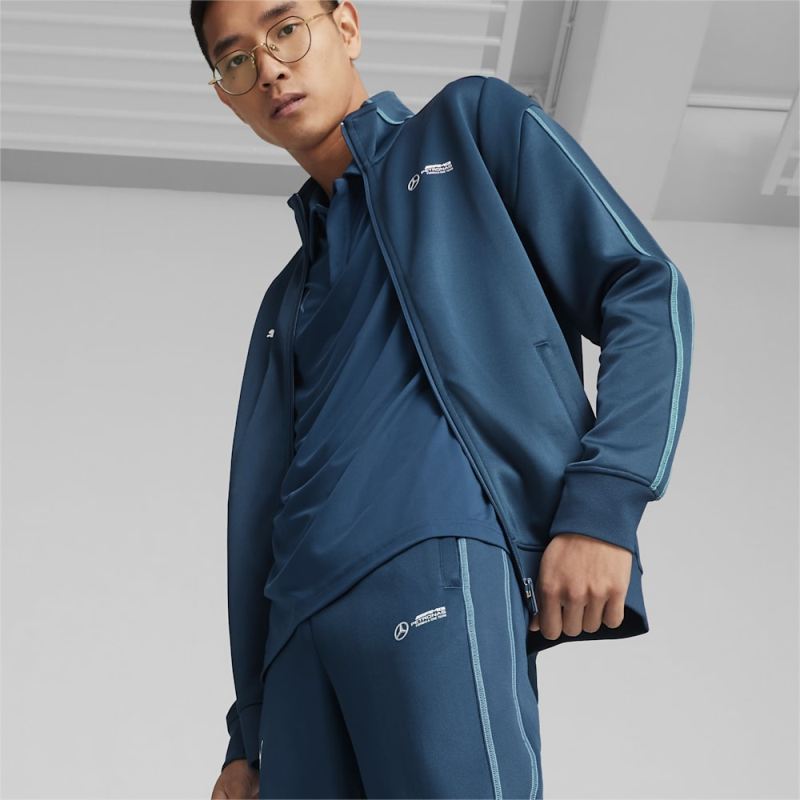 Puma | Men's Mercedes AMG-Petronas F1 Motorsport MT7 Track Pants - Ocean Tropic