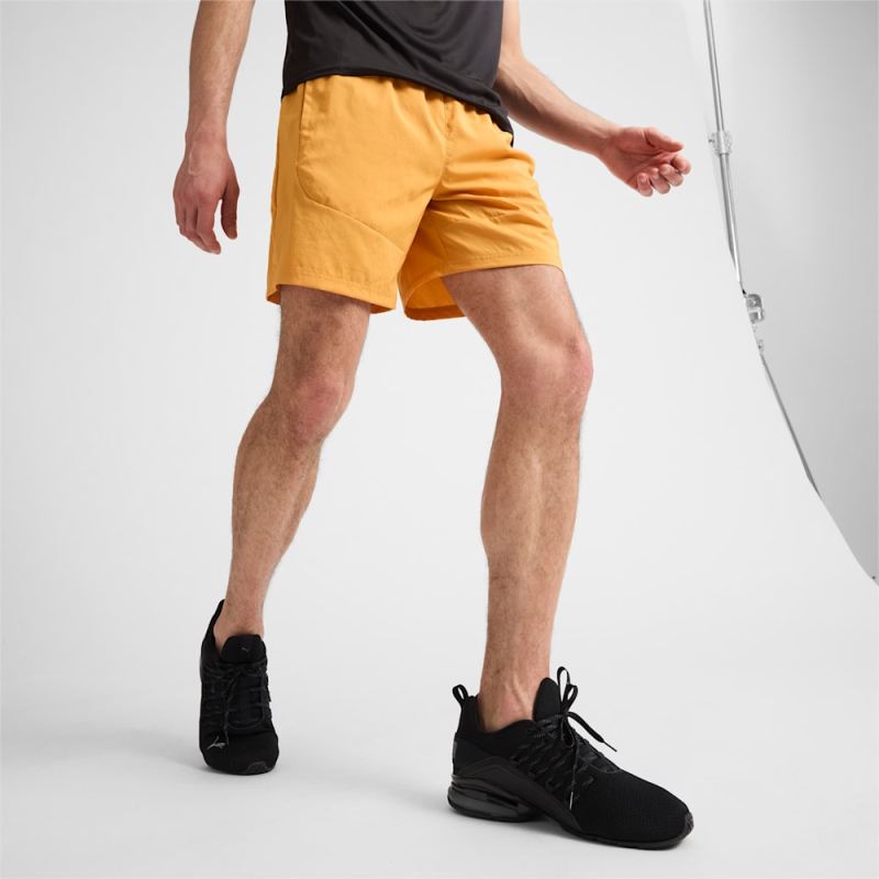 Puma | Men's RUN FAVORITE 7" Running Shorts - Ginger Tea - Click Image to Close