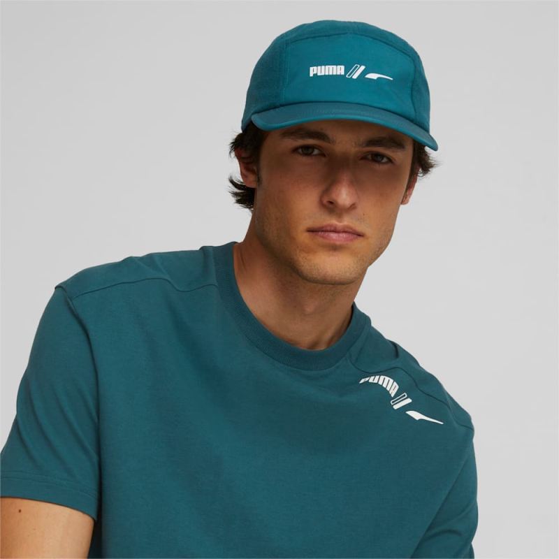 Puma | Men's Fleece Five-Panel Hat - Varsity Green