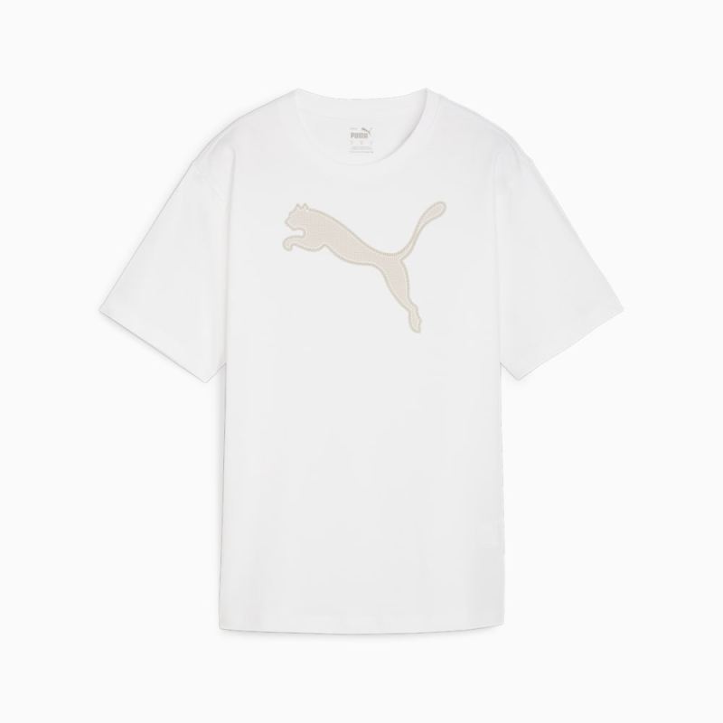 Puma | Women's HER Graphic Tee - White