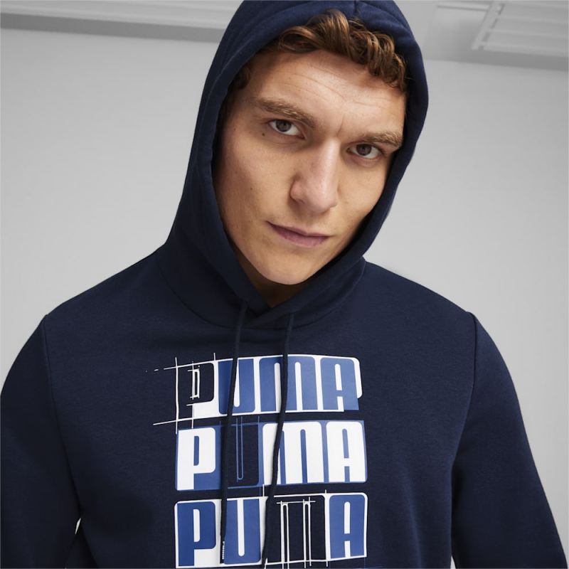 Puma | Men's ESS+ LOGO LAB Hoodie - Club Navy