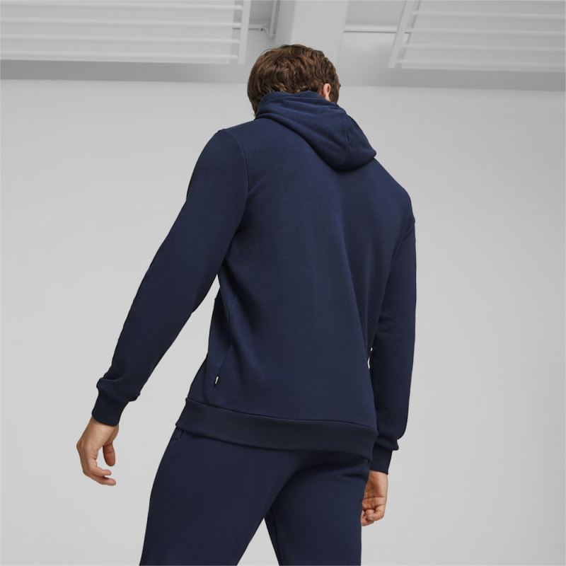 Puma | Men's ESS+ LOGO LAB Hoodie - Club Navy