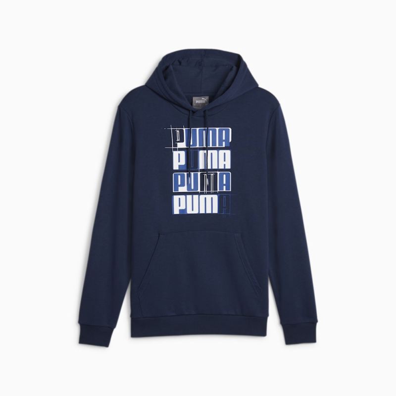 Puma | Men's ESS+ LOGO LAB Hoodie - Club Navy