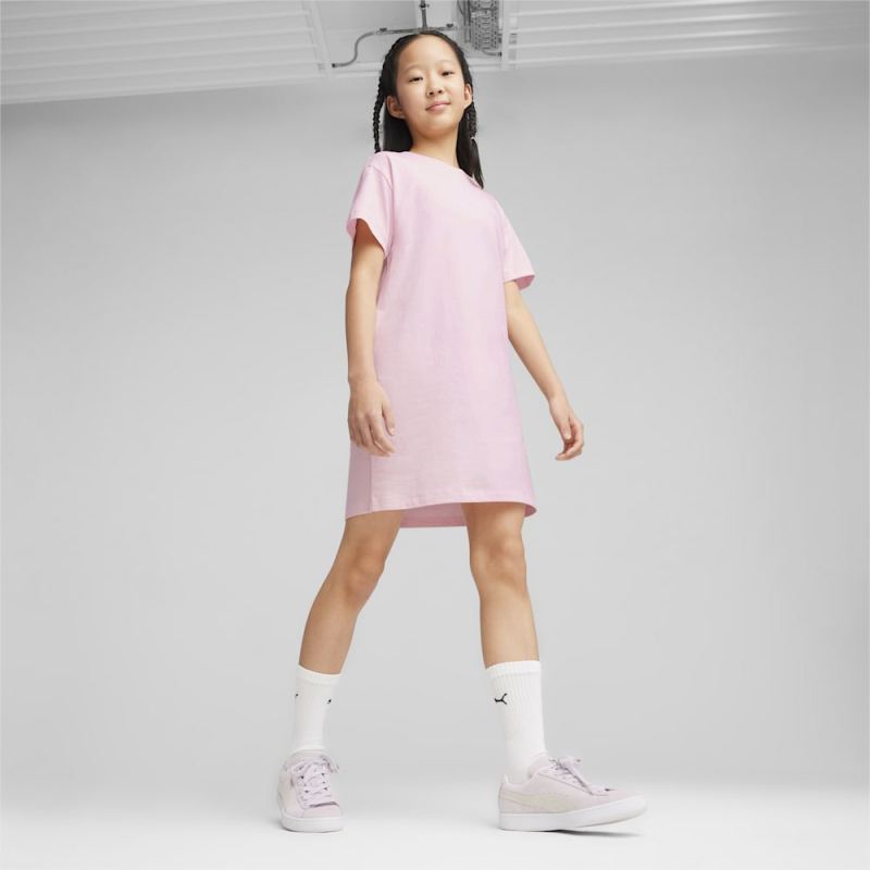 Puma | Girls BETTER CLASSICS Big Kids Girls Tee Dress - Whisp Of Pink