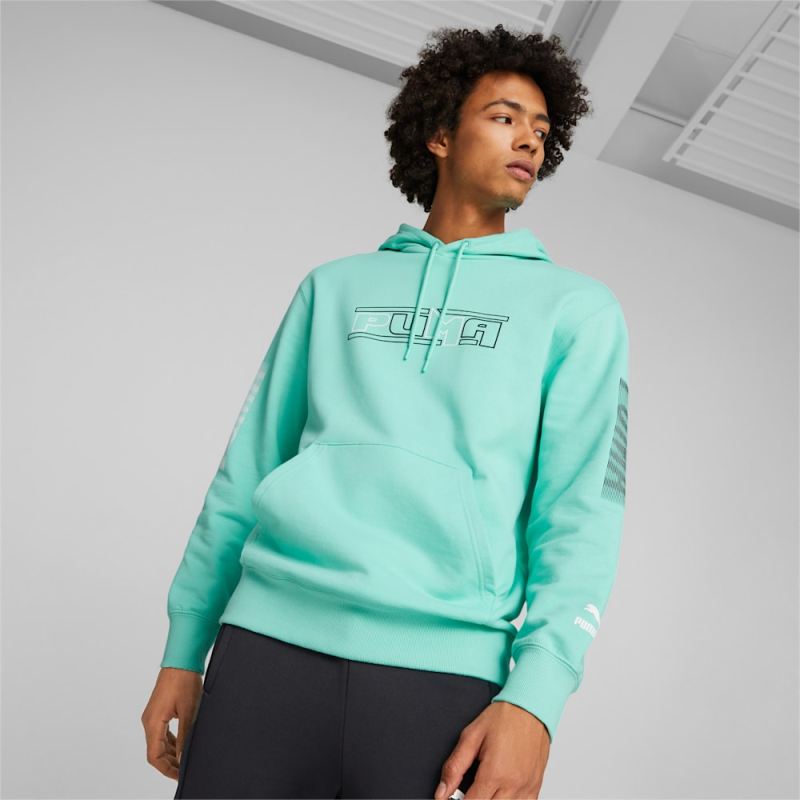 Puma | Men's Sportswear by Puma | Men's Hoodie - Mint