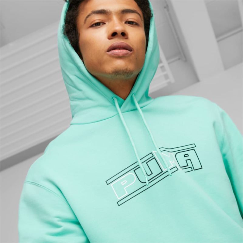 Puma | Men's Sportswear by Puma | Men's Hoodie - Mint