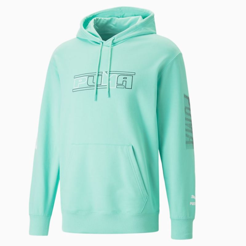 Puma | Men's Sportswear by Puma | Men's Hoodie - Mint