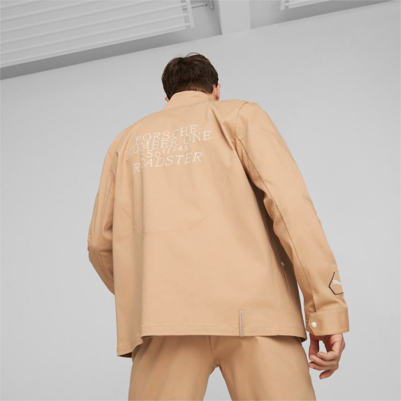 Puma | Men's Porsche Legacy Statement Jacket - Dusty Tan