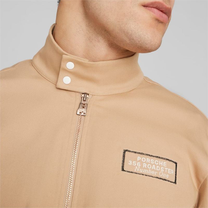 Puma | Men's Porsche Legacy Statement Jacket - Dusty Tan