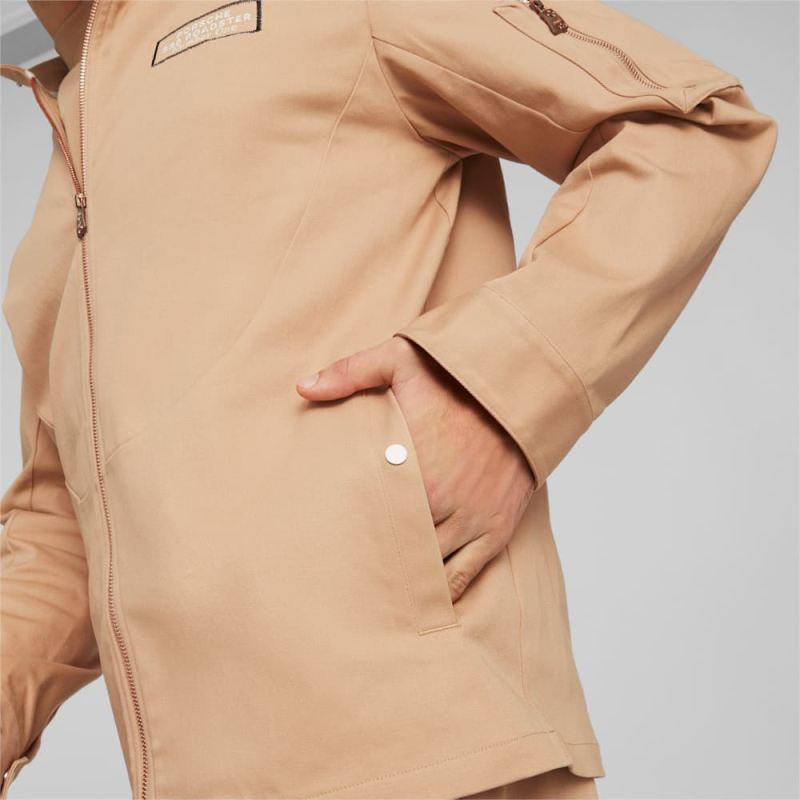 Puma | Men's Porsche Legacy Statement Jacket - Dusty Tan