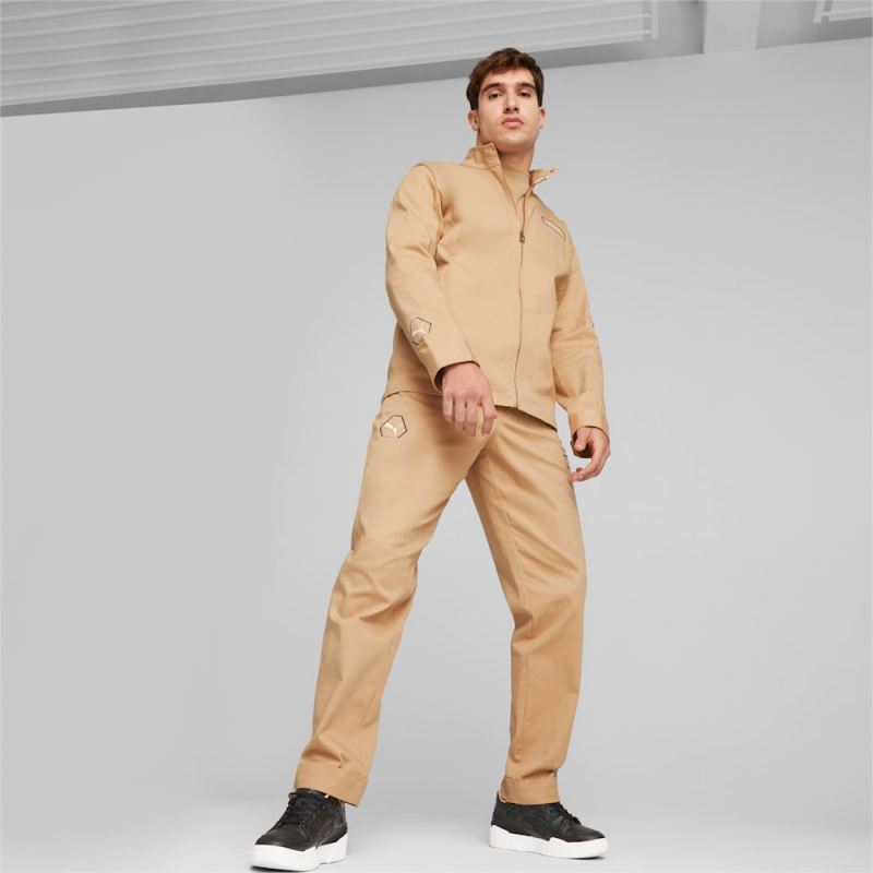 Puma | Men's Porsche Legacy Statement Jacket - Dusty Tan