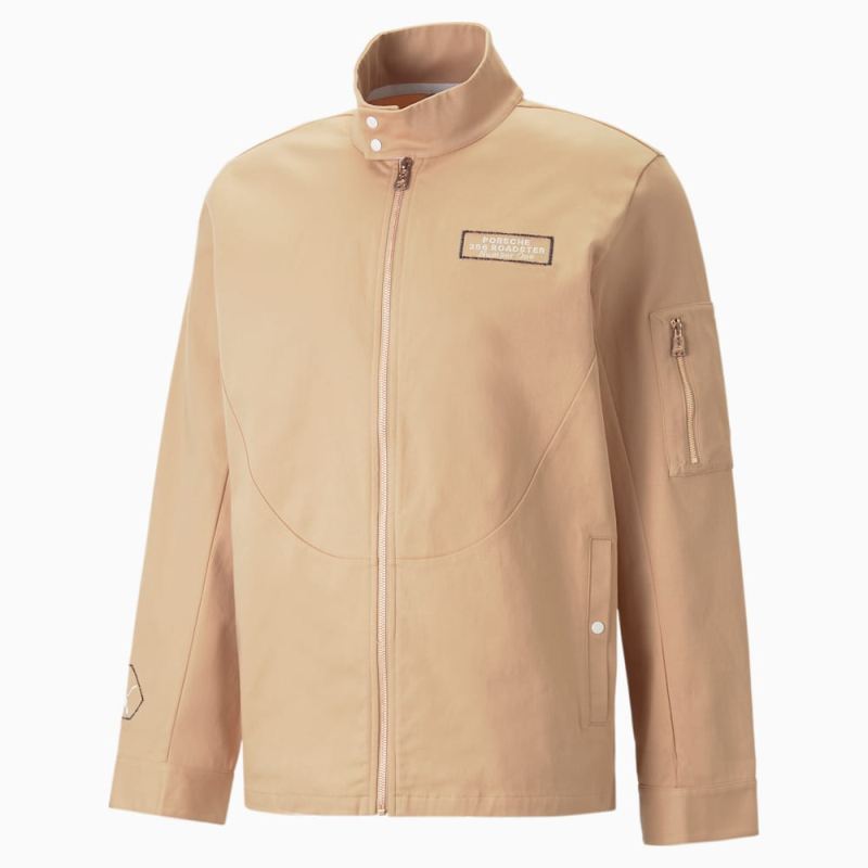 Puma | Men's Porsche Legacy Statement Jacket - Dusty Tan