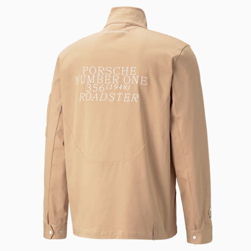 Puma | Men's Porsche Legacy Statement Jacket - Dusty Tan