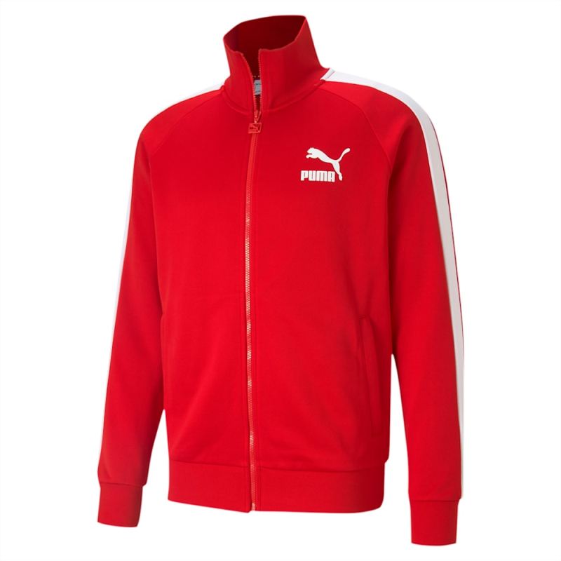 Puma | Men's Iconic T7 Track Jacket - High Risk Red