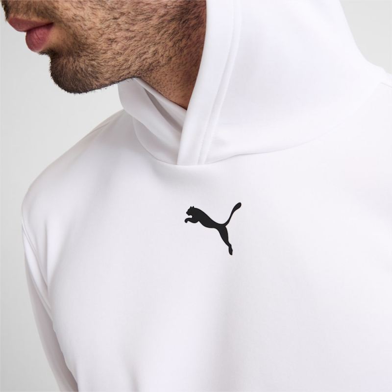 Puma | Men's Fit PWRFleece Hoodie - White