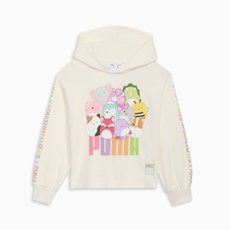 Puma | Girls Puma | Girls x SQUISHMALLOWS Big Kids Hoodie - WARM WHITE