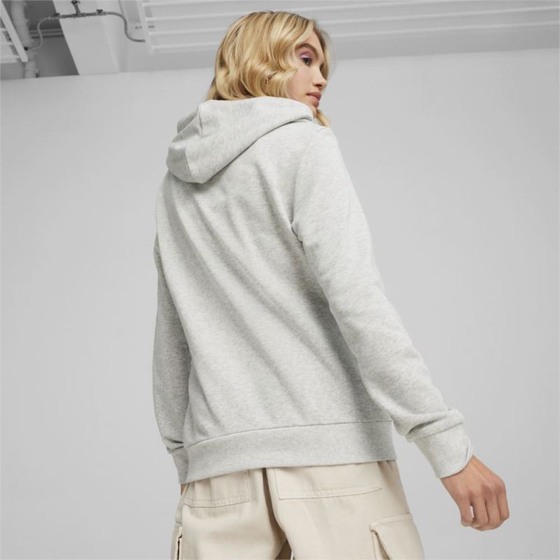 Puma | Women's ESS+ LOGO LAB&nbsp;Hoodie - Light Gray Heather