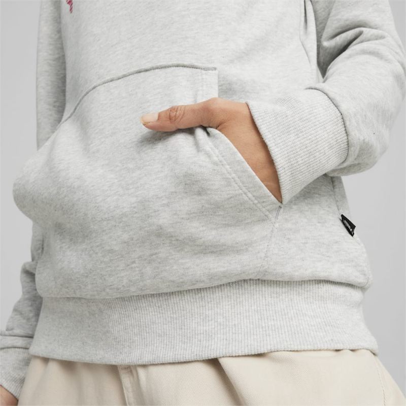 Puma | Women's ESS+ LOGO LAB&nbsp;Hoodie - Light Gray Heather