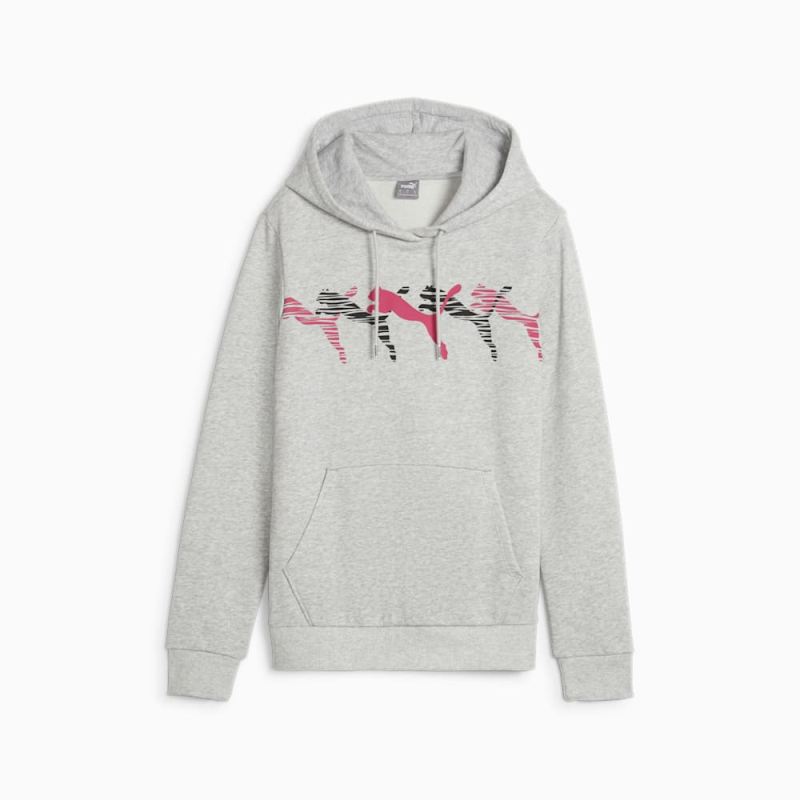 Puma | Women's ESS+ LOGO LAB&nbsp;Hoodie - Light Gray Heather