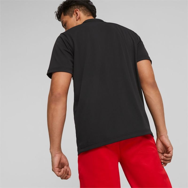 Puma | Men's Scuderia Ferrari Style Polo - Black