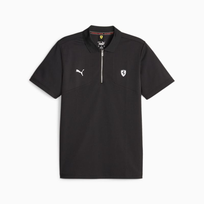 Puma | Men's Scuderia Ferrari Style Polo - Black