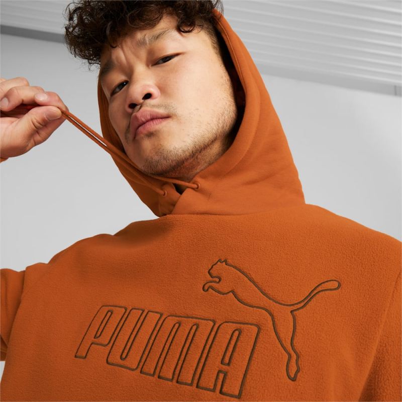 Puma | Men's Essentials Polar Fleece Hoodie - Warm Chestnut