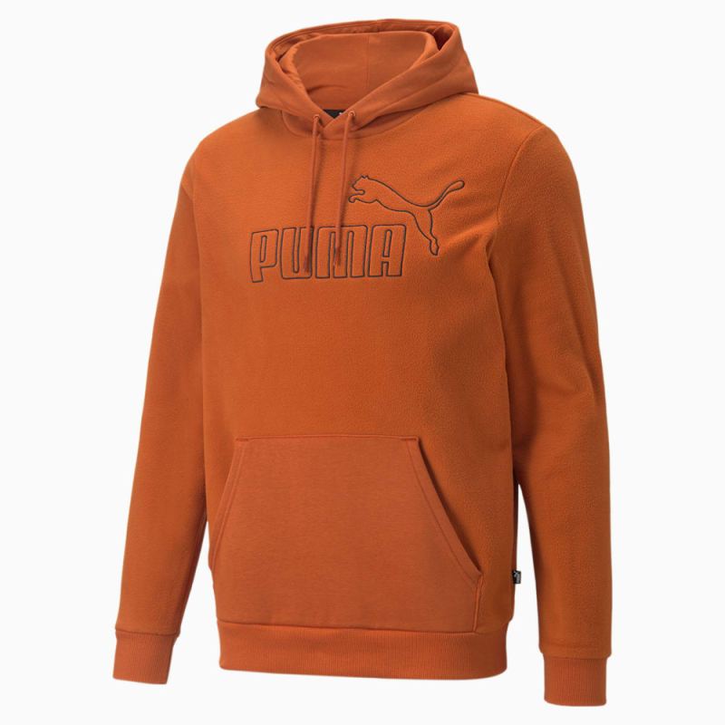 Puma | Men's Essentials Polar Fleece Hoodie - Warm Chestnut