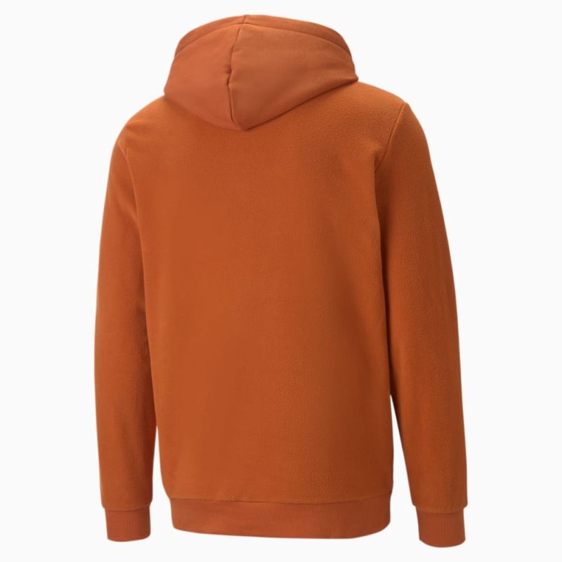 Puma | Men's Essentials Polar Fleece Hoodie - Warm Chestnut