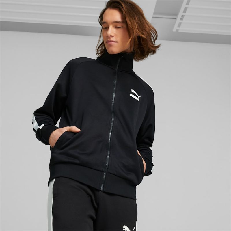 Puma | Men's Iconic T7 Track Jacket - Black - Click Image to Close