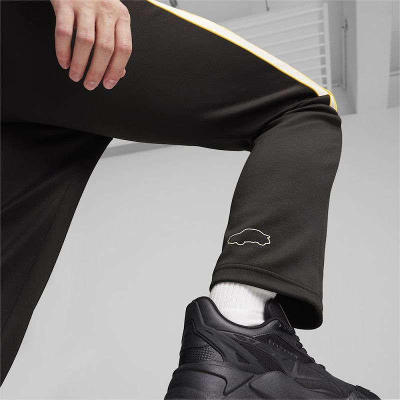 Puma | Men's Porsche Legacy MT7 Motorsport Track Pants - Black