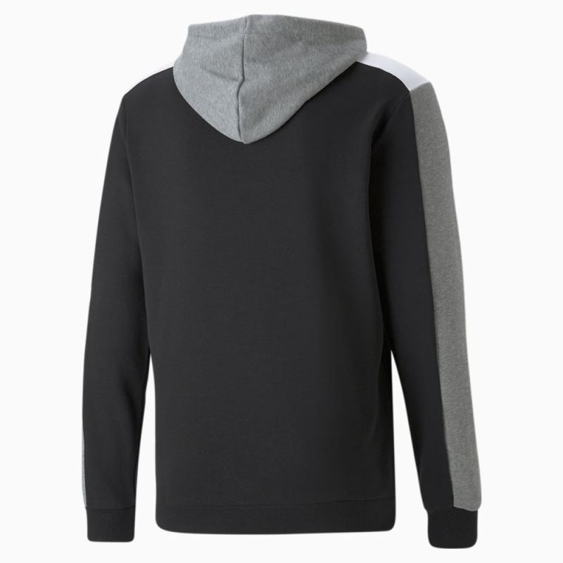 Puma | Men's Essentials+ Block Hoodie - Black