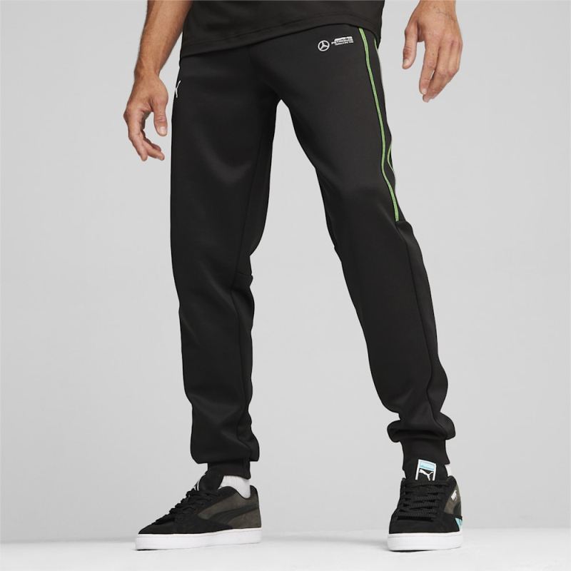 Puma | Men's Mercedes AMG-Petronas F1 Motorsport MT7 Track Pants - Black